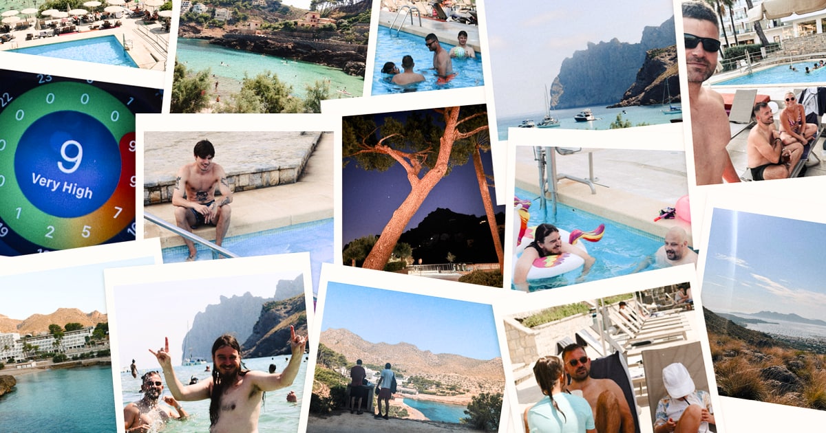 A collage of moments on our 2025 Mallorca trip