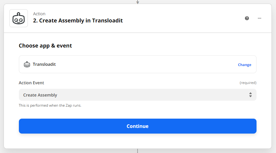 zapier create assembly