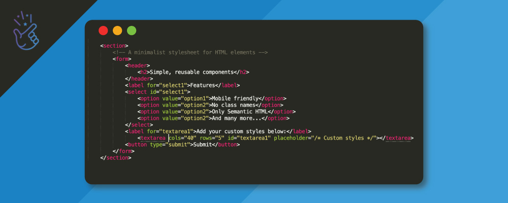 MVP: A minimalist stylesheet for HTML elements