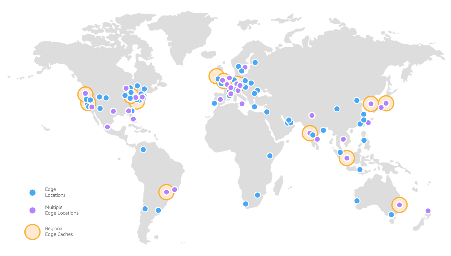 CloudFrontʼs points of presence