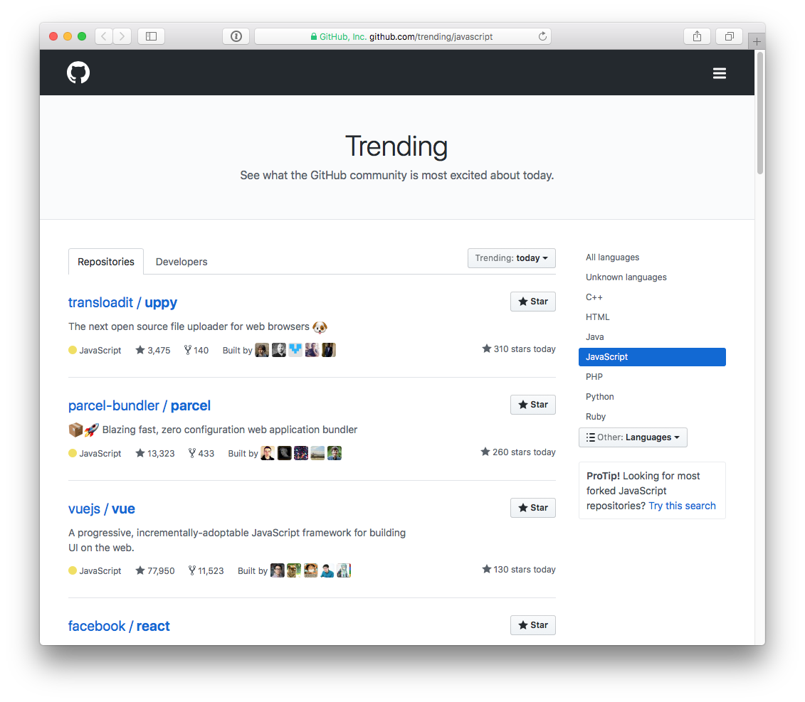 Uppy on Product Hunt and GitHub trending