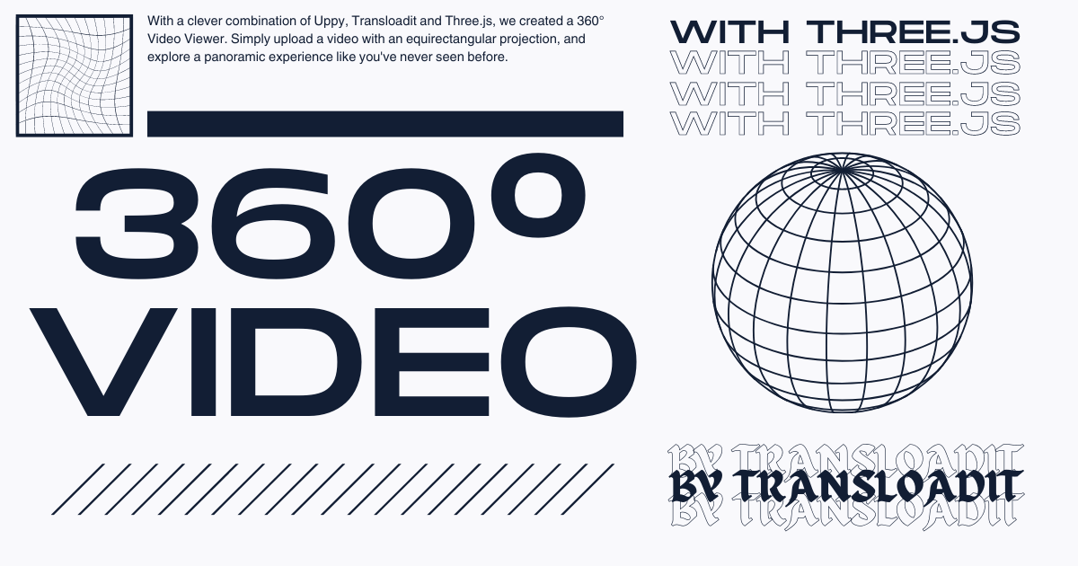Build a 360° video player with Three.js