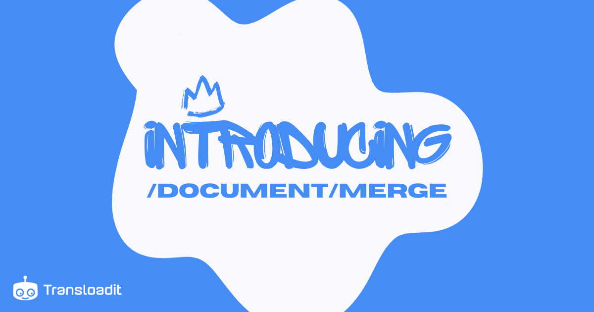 Introducing the new PDF merge Robot at Transloadit