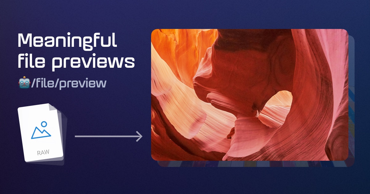 Generating meaningful file previews