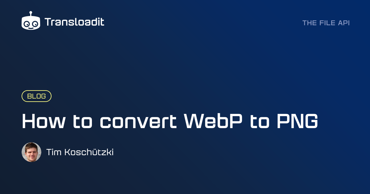 How to convert WebP to PNG