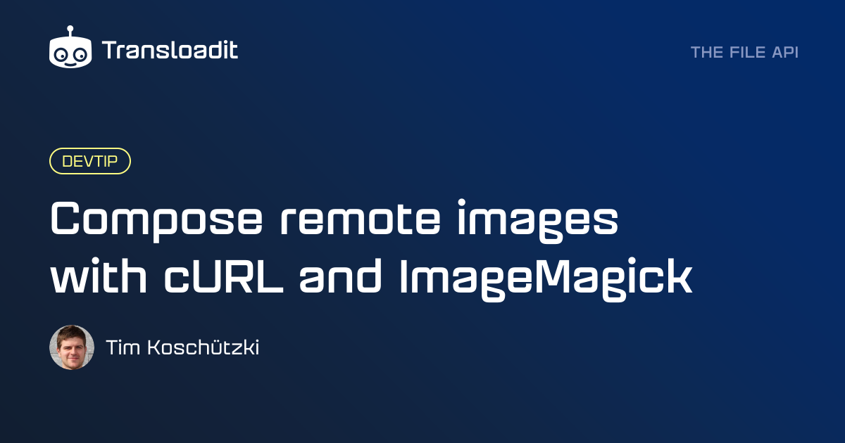 Live weather map composition with cURL & ImageMagick | Transloadit