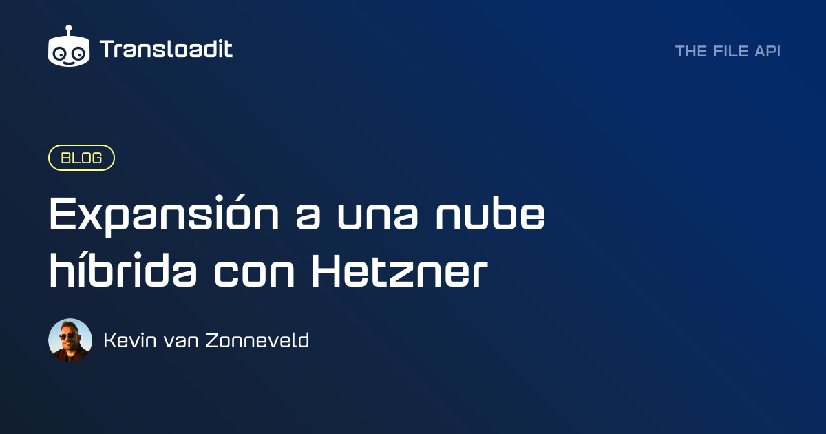 Expansión a una nube híbrida con Hetzner