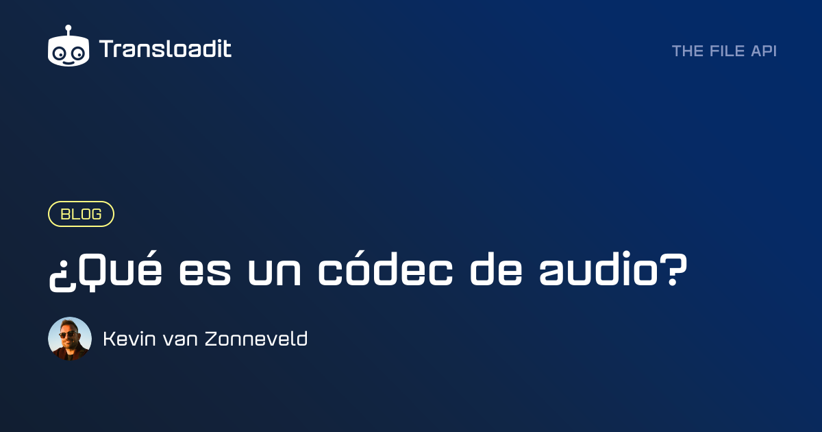 ¿Qué es un códec de audio?